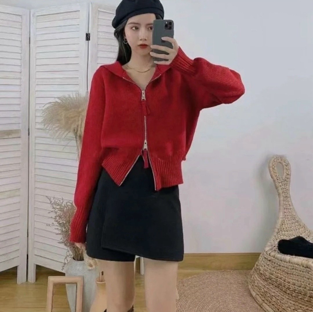 женский вязаный кардиган,вязаный кардиган на молнии,кардиган на молнии,кардиган на молнии трикотажный,кардиган с круглым вырезом