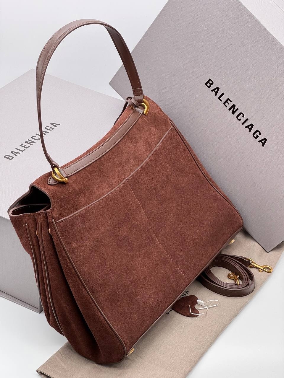 замшевая сумка,женская замшевая сумка,коричневая замшевая сумка,сумка balenciaga,сумка женская balenciaga