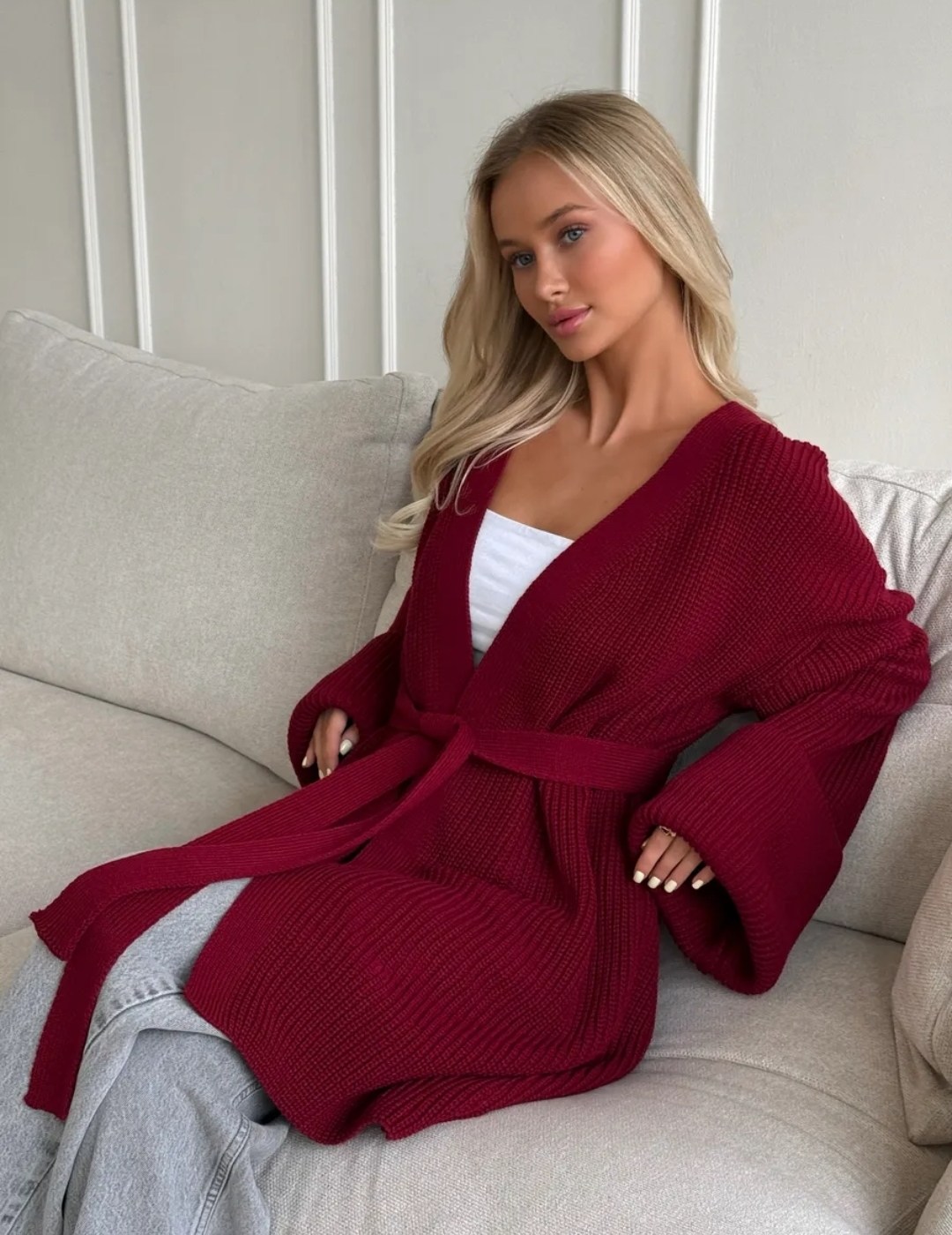 кардиган,кардиган с поясом,кардиган вязаное,кардиган вязаный на поясе удлиненный,кардиган женский