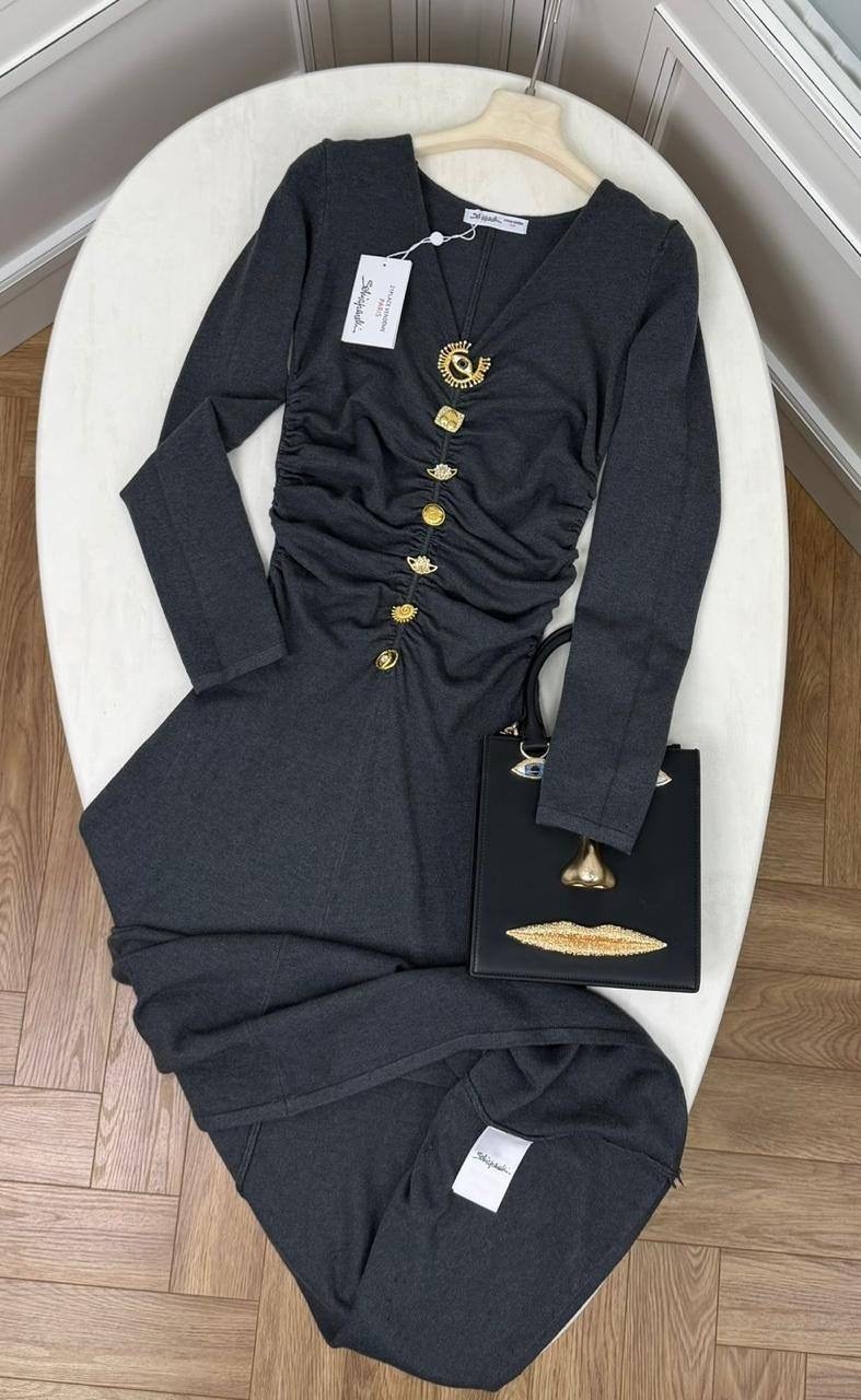 трикотажное платье,элегантные наряды,платье стильное,платье женская,приталенное платье