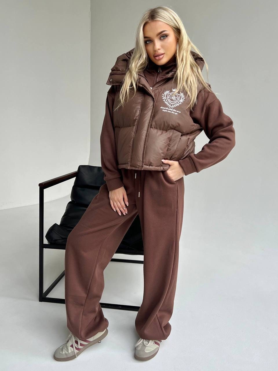 костюм на флисе,костюм тройка женский,костюм стильный,женские жилеты,cпортивный костюм женский на флисе