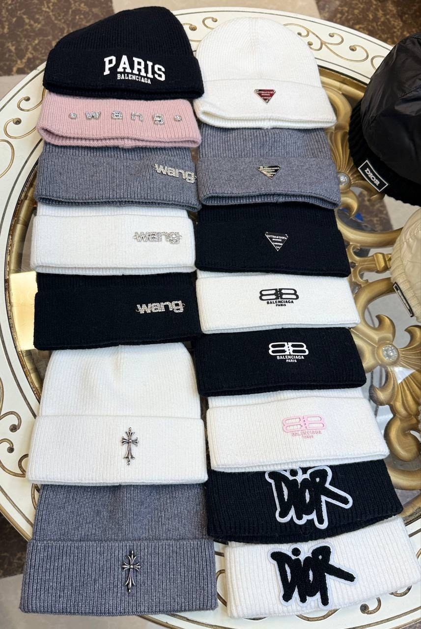 вязаная шапка,шапка бини с,брендовые шапки,шапка модная,шапка унисекс