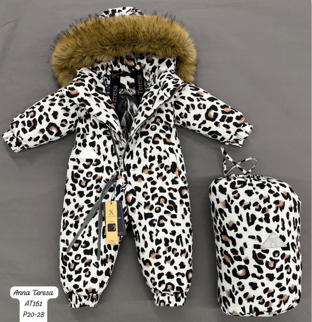комбинезон пиколино леопард зимний,зимний леопардовый комбинезон для девочки d123,комбинезон пиколино леопард,детские комбинезоны,комбинезон зимний для девочка
