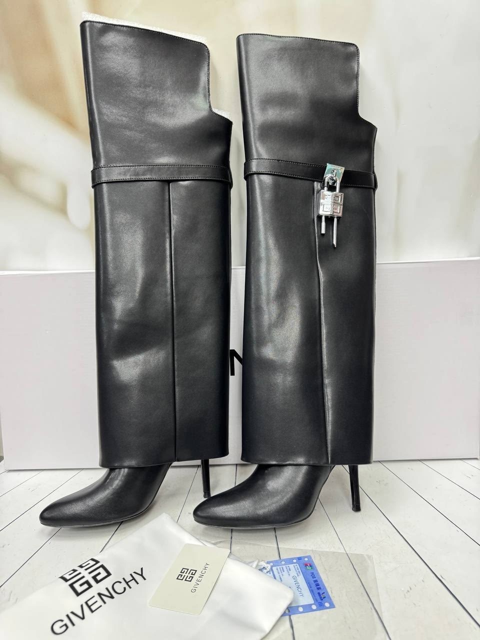 сапоги givenchy,сапоги живанши,женские сапоги givenchy кожаные черные,givenchy сапоги женские,женские сапоги givenchy кожаные черные lm-16170