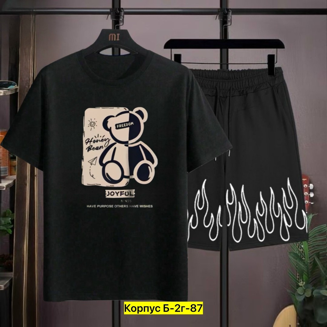 футболки комплект,мужская мода,костюмы спортивные мужские,футболка и шорты комплект,костюмы подростковые