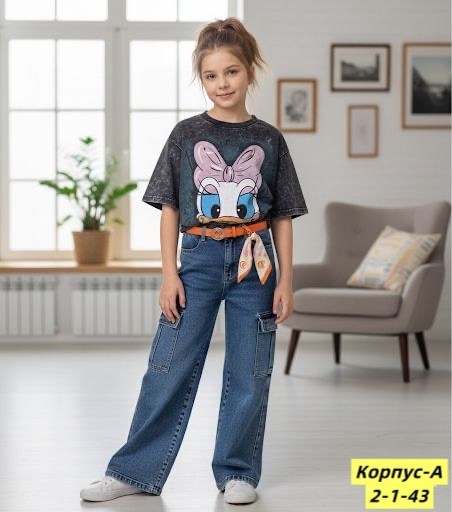 джинсы для девочек широкие,джинсы для девочек,джинсы широкие,брюки джинсы,джинсы палаццо на резинке для девочек