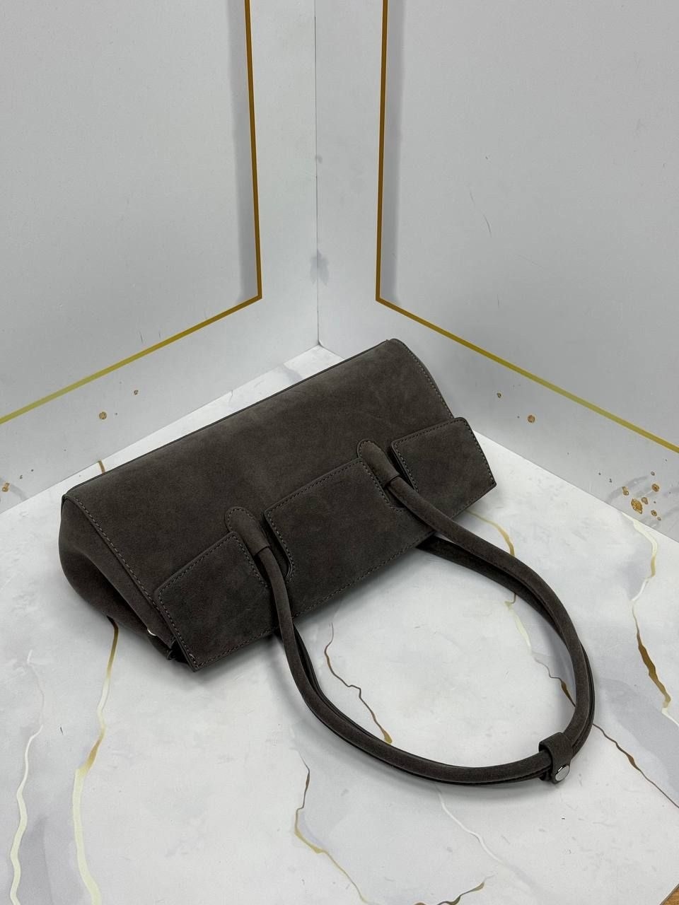 замшевая сумка серая,сумка замшевая,сумка,модная сумка из матовой замши,женская сумка из искусственной замши