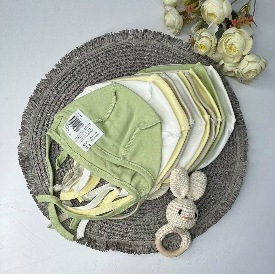 чепчик happy baby,комплект чепчиков для новорожденного,комплект чепчик,чепчик для новорожденного,чепчик шапочка