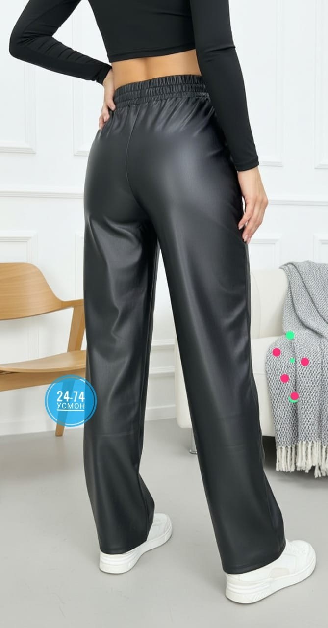 брюки палаццо экокожа,брюки палаццо кожаные,штаны кожаные,кожаные штаны женские,брюки палаццо женские кожаные