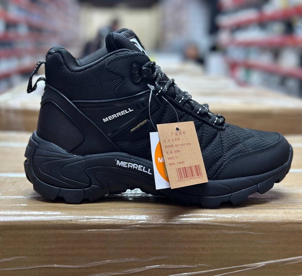 зимние кроссовки merrell,мужские кроссовки merrell,зимние ботинки merrell,кроссовки мужские на зиму мерелл,кроссовки зимние merrell gore-tex -32 с натуральным мехом