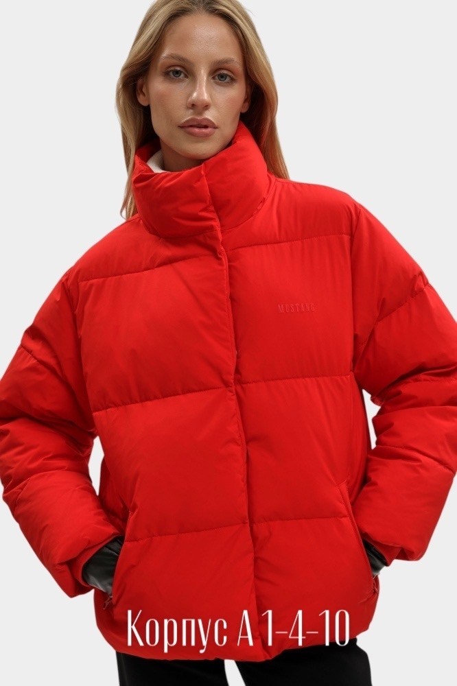 куртка корейская красная,женский короткий пуховик,женская короткая куртка,зимняя короткая куртка,куртка пуховик