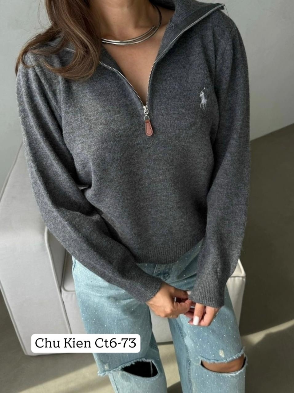 женская кофта,кофта,свитер полузамок на молнии с замком поло y2k ay clo 301338568,женский свитер-поло на молнии,кашемировый свитер polo