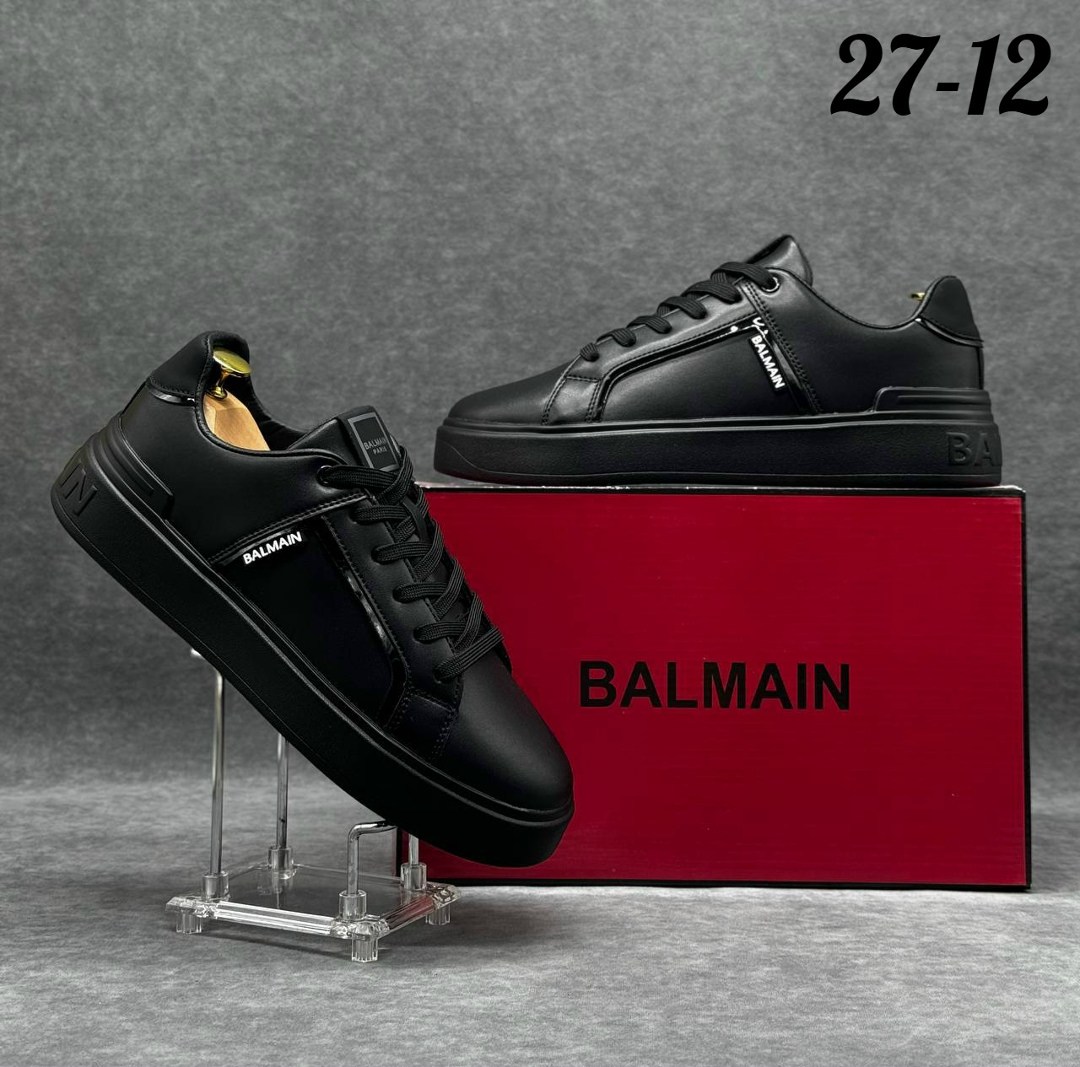 ,кроссовки balmain,кожаные мужские кеды,мужская ,кеды balmain