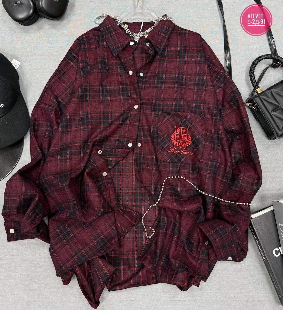 женская рубашка в клетку,рубашка в клетку оверсайз со стразами perferita,рубашка женская,рубашка в клетку женская оверсайз,рубашка в клетку оверсайз удлиненная marybeth