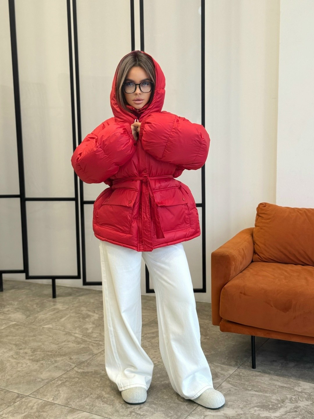 куртка зимняя женская,куртка с поясом,куртка пуховик,куртка оверсайз,куртка зимняя на кулисках shmatovashop 558148025