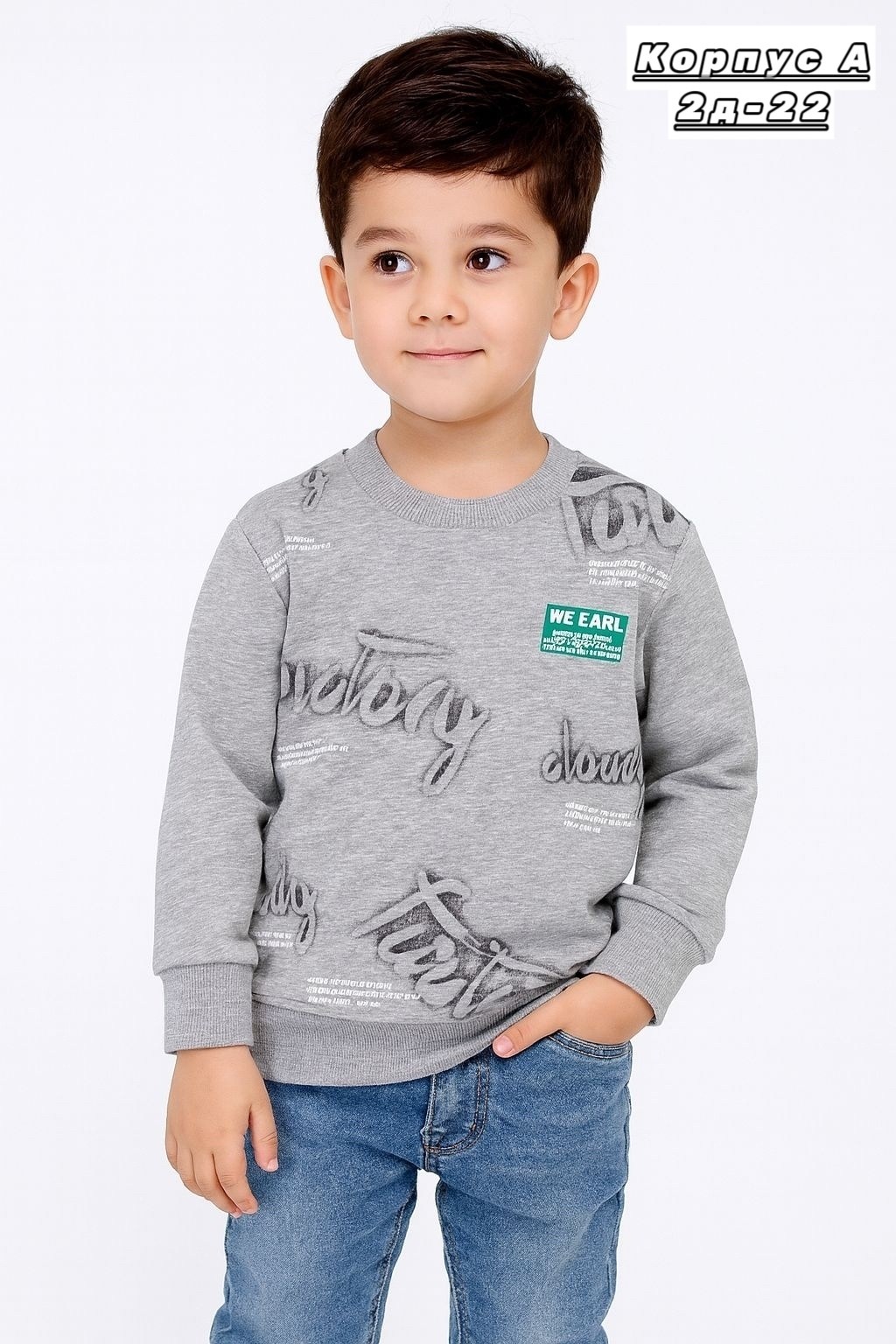 cвитшот для мальчика,серый свитшот для мальчика,джемпер для мальчика,толстовка для мальчика,детский свитшот