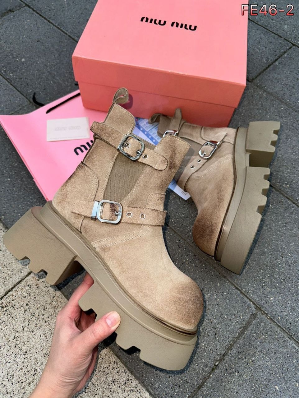 модные ботинки из замши,,ботинки демисезонные из натуральной замши miss me, женская,женские ботинки