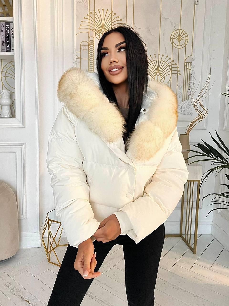 женский зимний пуховик с воротником из лисьего меха,женские пуховики,пуховик с натуральным мехом,женский зимний пуховик с воротником из натурального лисьего меха,женский пуховик с воротником из натура