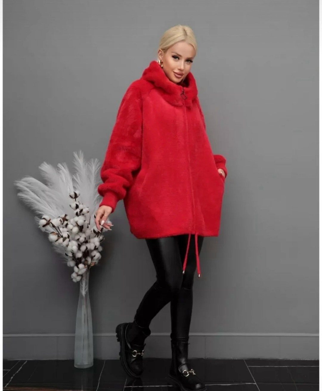 стильное пальто,шуба искусственная экошуба с капюшоном fashionsmart,кардиган пушистый,черный кардиган,шуба искусственная зимняя с капюшоном fashion smart