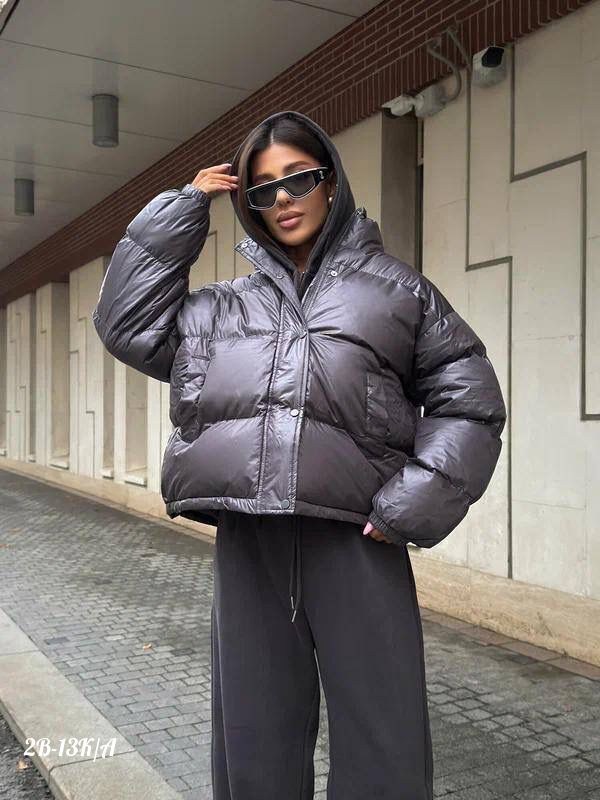 пуховик оверсайз,костюм тройка,костюм тройка на холлофайбере,костюм - пуховики оверсайз арт. 12220571,теплая куртка