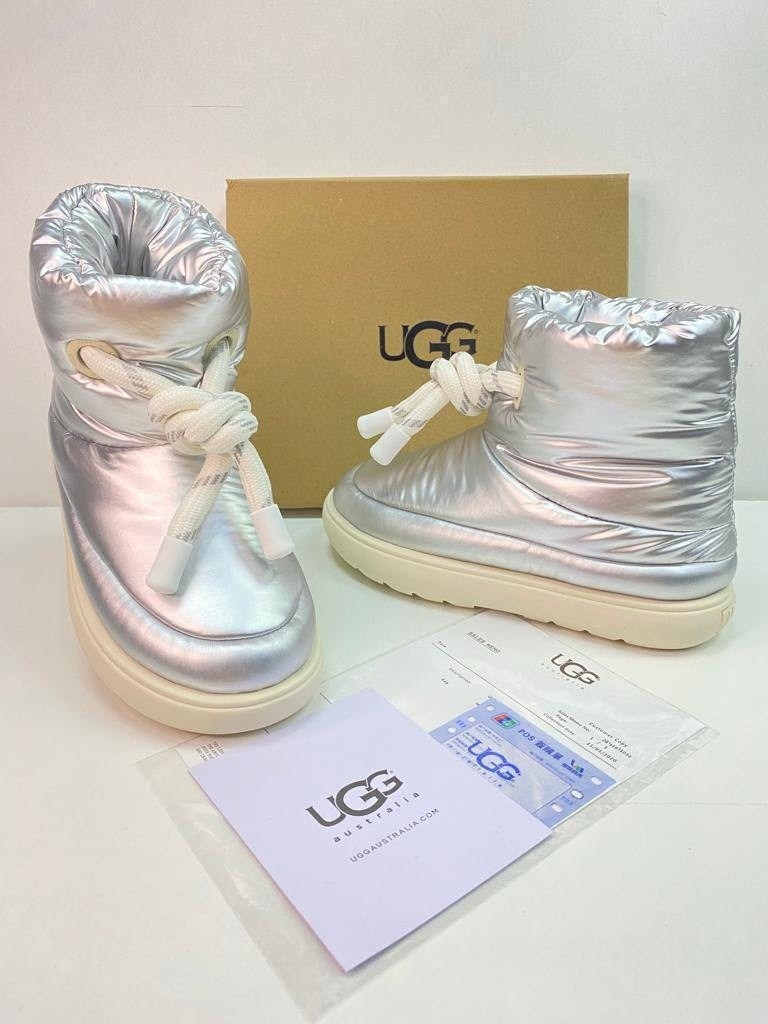 дутики женские,угги дутики,дутики,,дутики серебристые