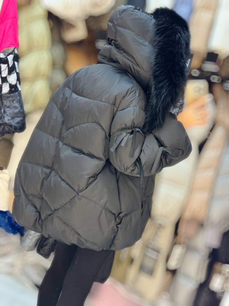 пуховик женский,женская куртка,женская зимняя куртка,куртка с мехом,куртка зимняя