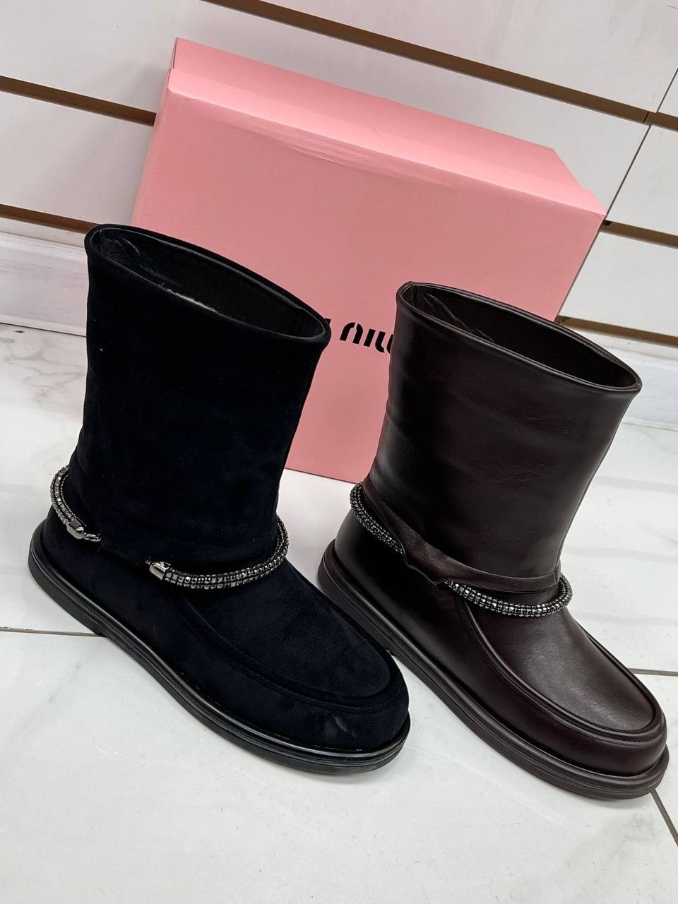 ,замшевые зимние угги юничел,угги женские,угги с цепочкой,угги