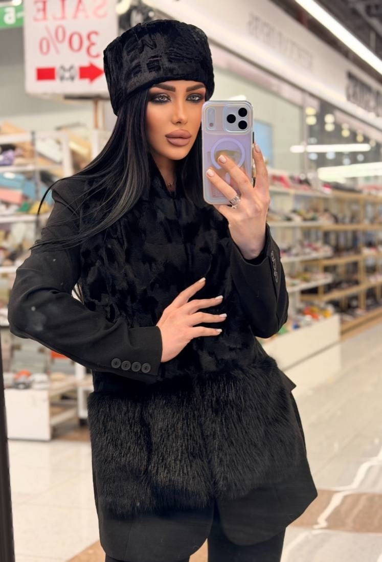 меховая жилет,куртка меховая,женский меховой жилет,меховая манишка