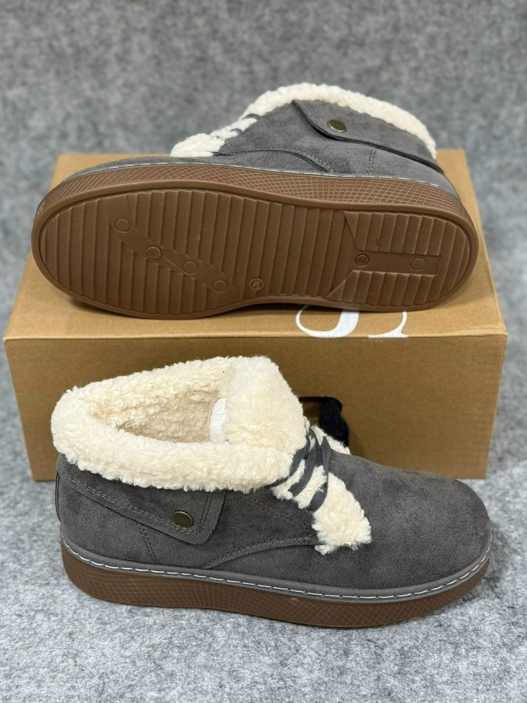 ботинки женские зимние,зимняя  женская,ботинки эсприт женские серые на меху,,зимние ботинки