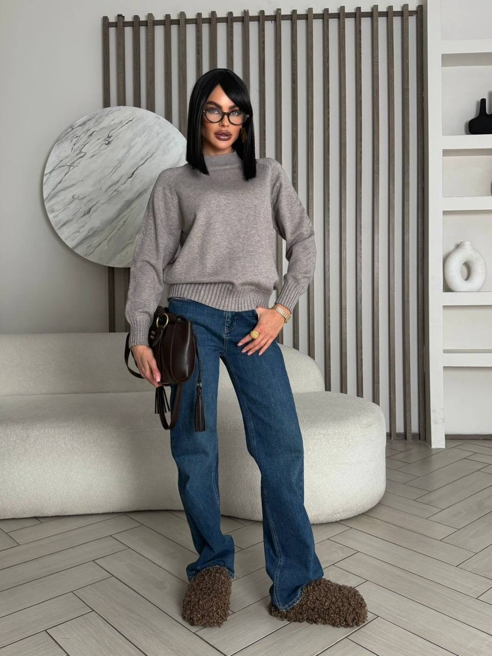 свитер оверсайз с горлом jonny style,cвитер оверсайз с горлом,свитер женский оверсайз,свитер женский,свитер с горлом оверсайз la lima