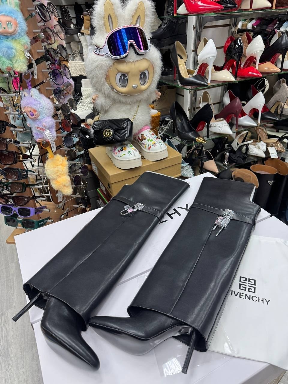 сапоги givenchy,сапоги живанши,женские сапоги givenchy кожаные черные,givenchy сапоги женские,женские сапоги givenchy кожаные черные lm-16170