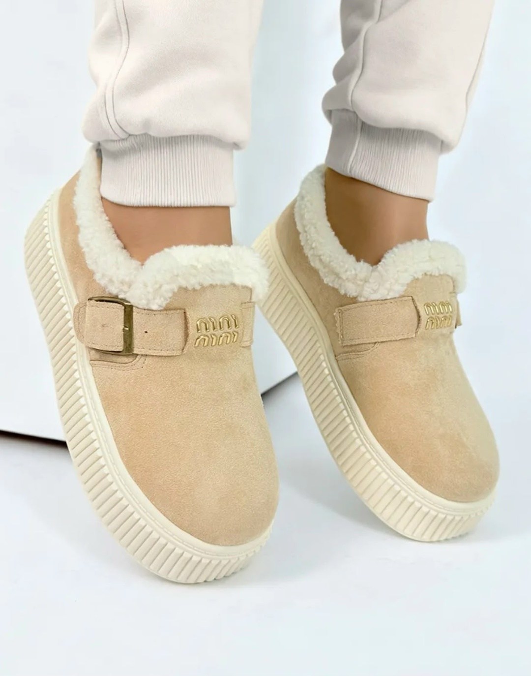 , женская,угги замш,меховые замшевые туфли на плоской подошве на платформе, женская угги замш