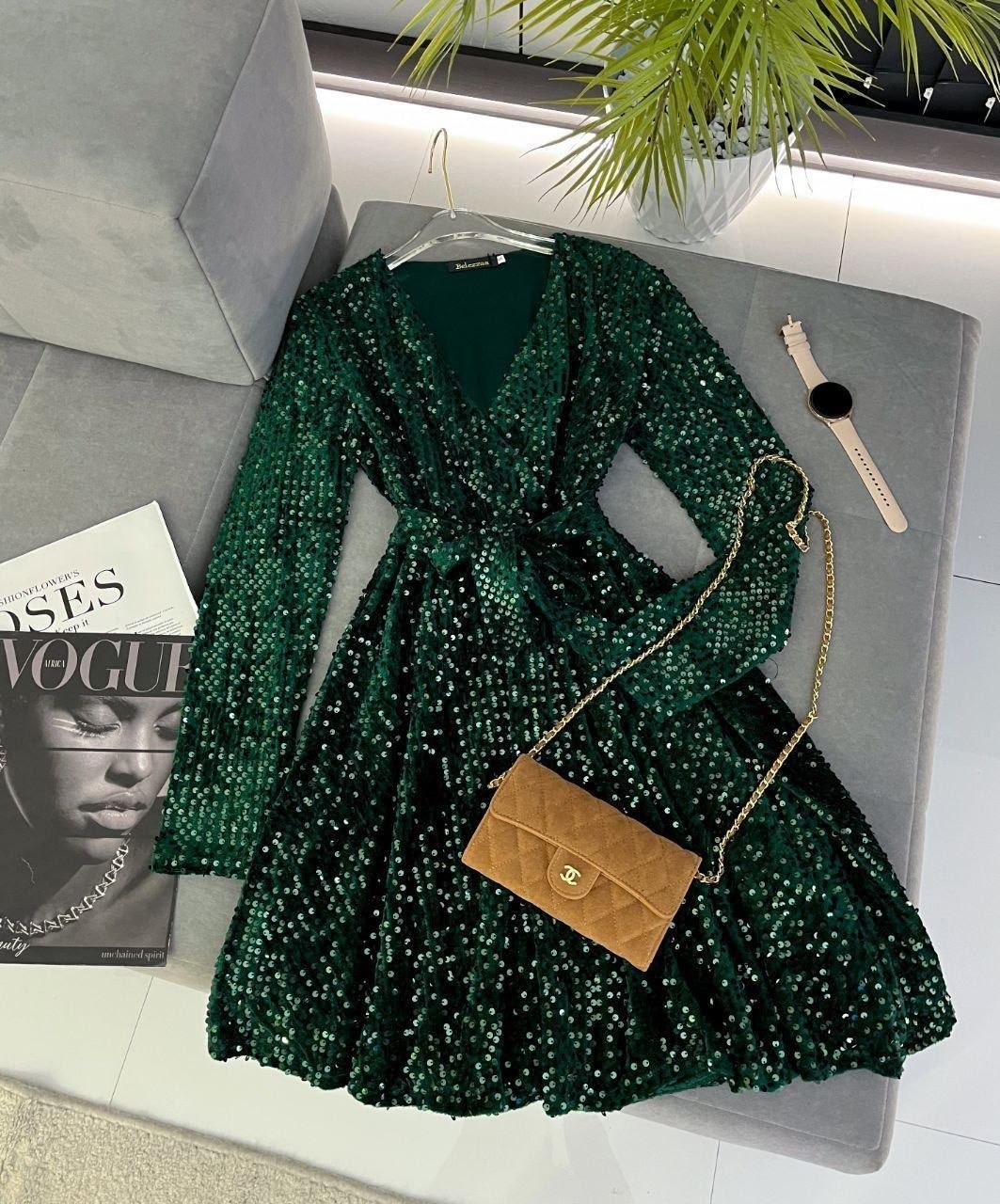 платье миди с пайетками,платье с пайетками,зеленое платье с пайетками,платье пайетки,платье женская