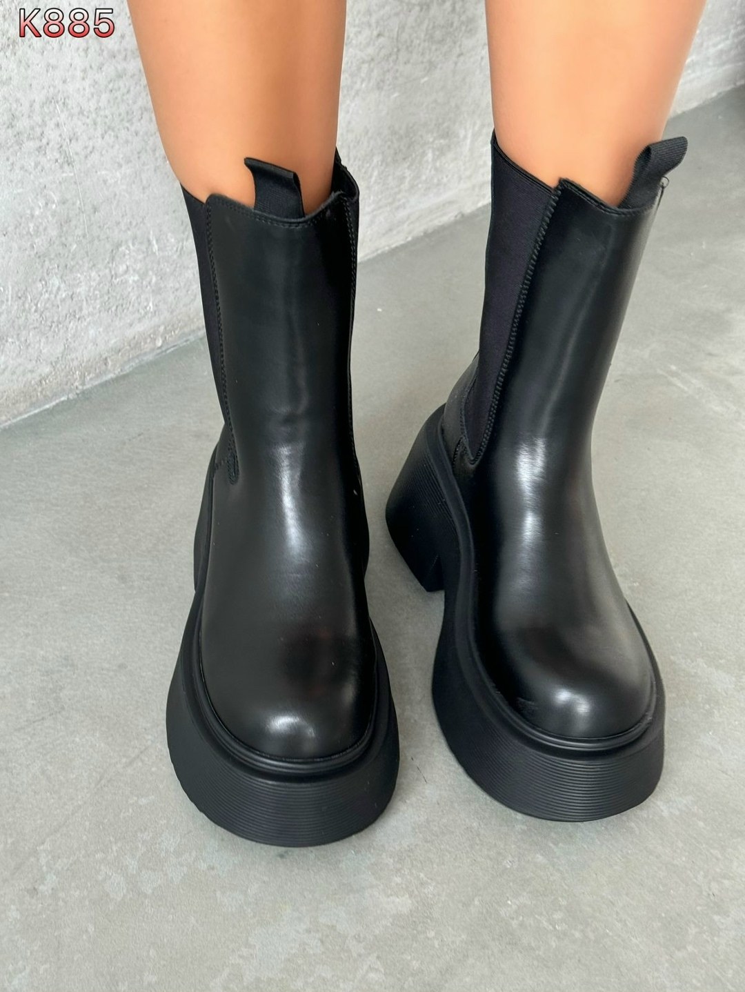 ботинки челси женские,ботинки челси,ботинки челси на тракторной подошве берцы зимние millions fashion shoes цвет черный,демисезонные ботинки челси на платформе,