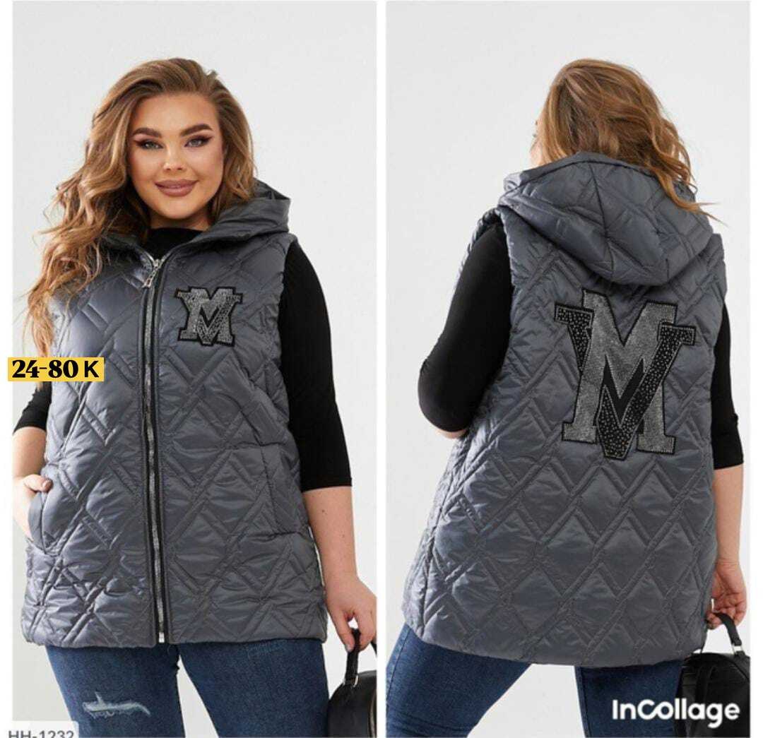 жилетка женская,жилет на синтепоне,жилеты больших размеров,демисезонная жилетка,жилетка на синтепоне