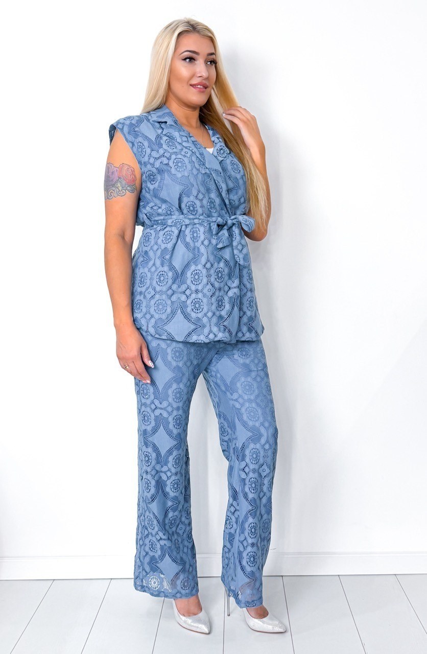 костюм двойка гипюр,гипюровый кардиган,костюм с кружевом,кружевной кардиган,костюмы брючные