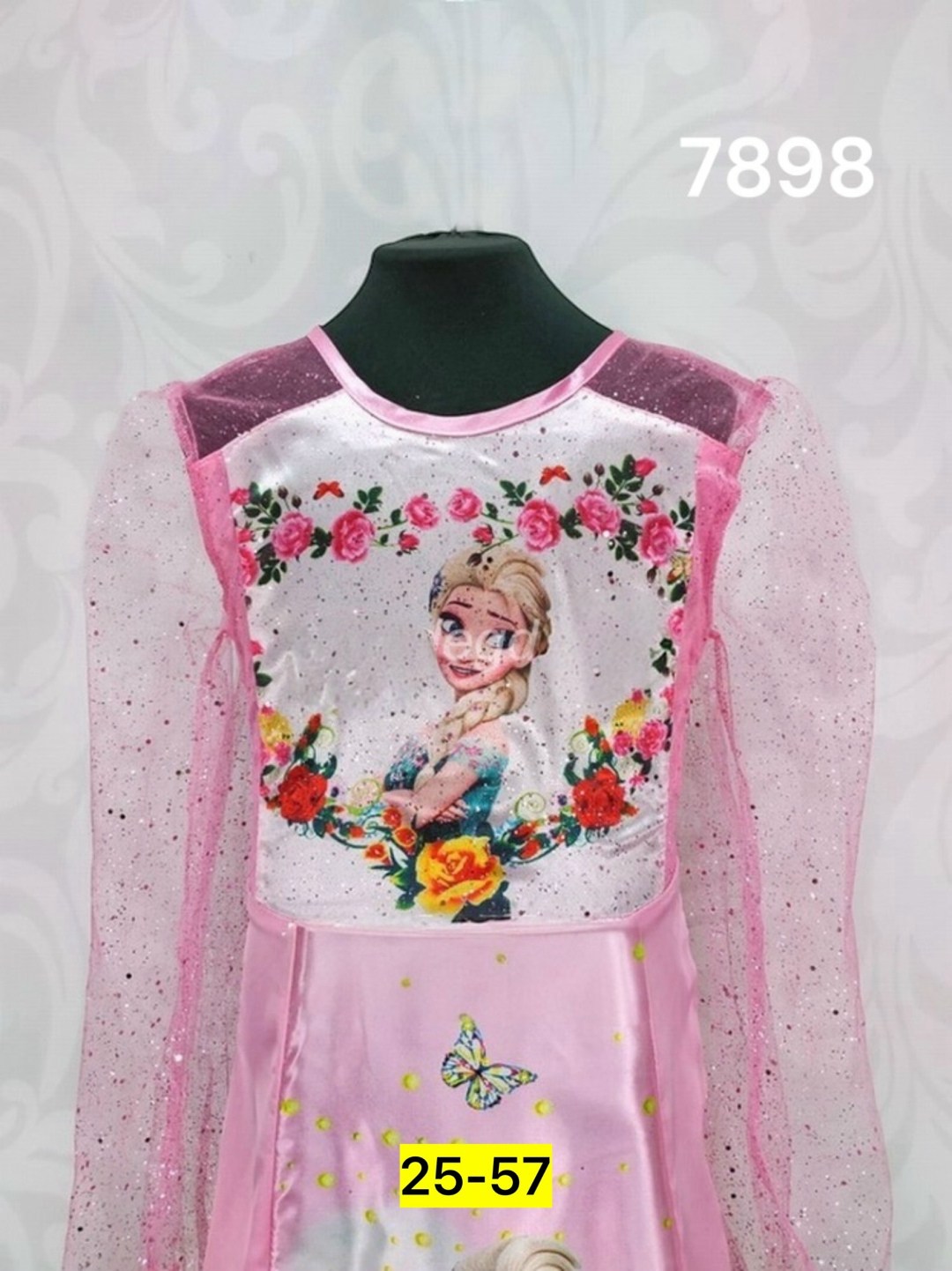 платье комбинированное,платье эльза,платье с рисунком,платье фрозен эльза холодное,платье для детей