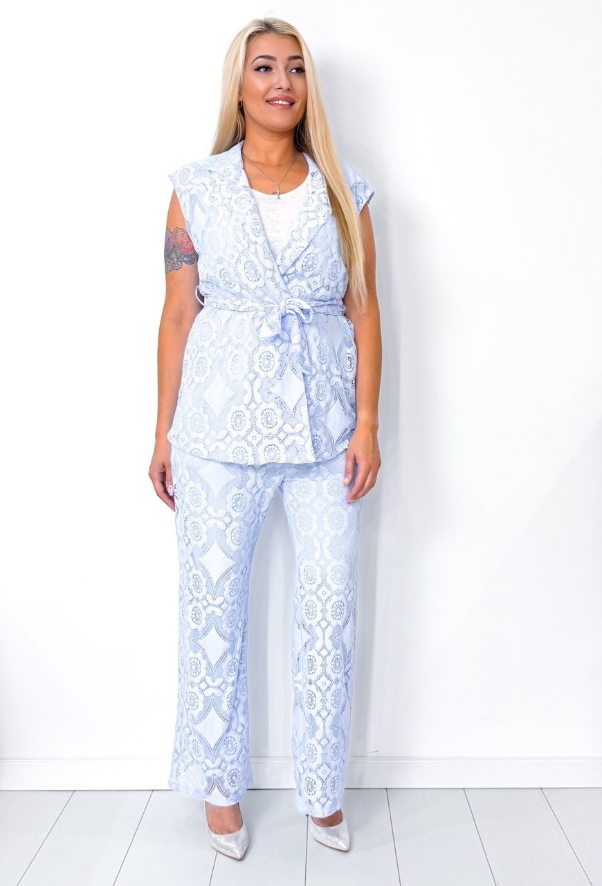 костюм двойка гипюр,гипюровый кардиган,костюм с кружевом,кружевной кардиган,костюмы брючные