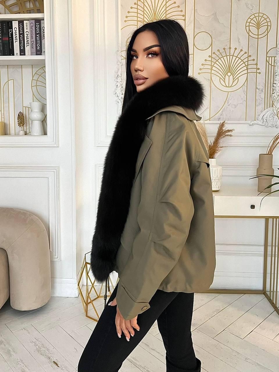 парка с лисьим мехом,парка с мехом,парка куртка натуральный мех,женская зимняя куртка,женская парка из натурального лисьего меха