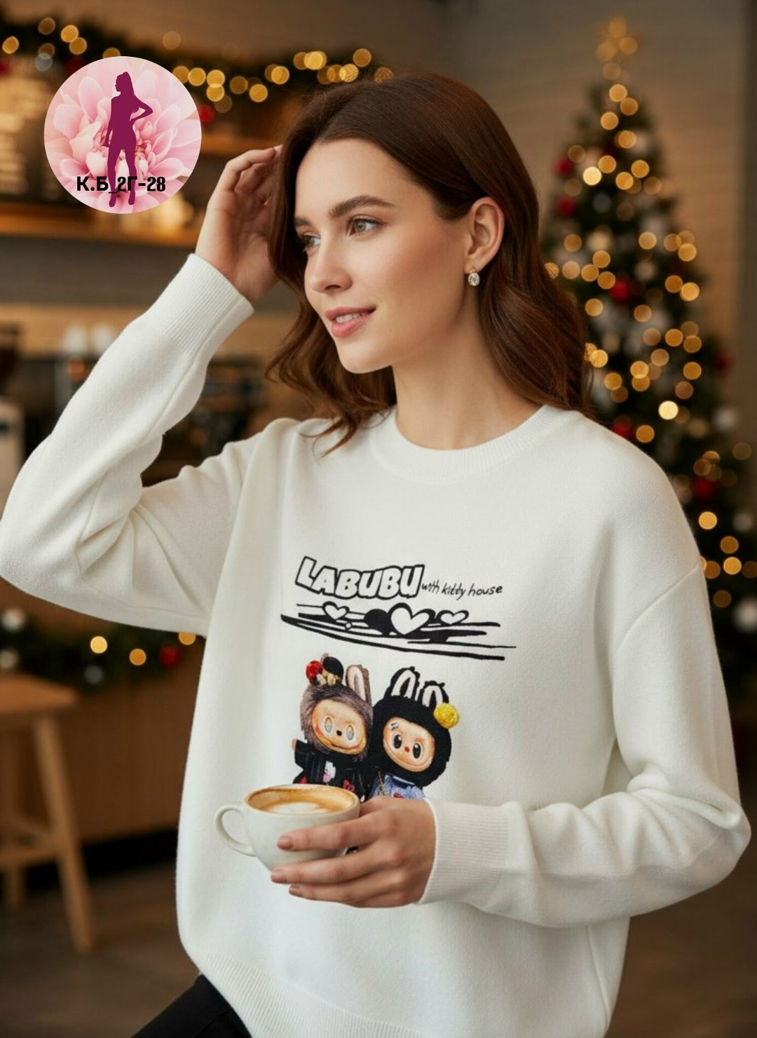 новогодний свитшот,женский свитшот,свитер,джемпер,рождественские свитера