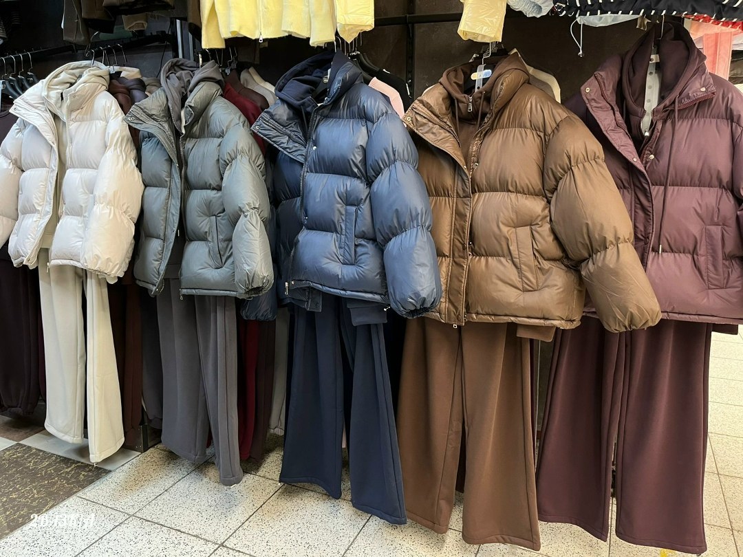 пуховик оверсайз,костюм тройка,костюм тройка на холлофайбере,костюм - пуховики оверсайз арт. 12220571,теплая куртка