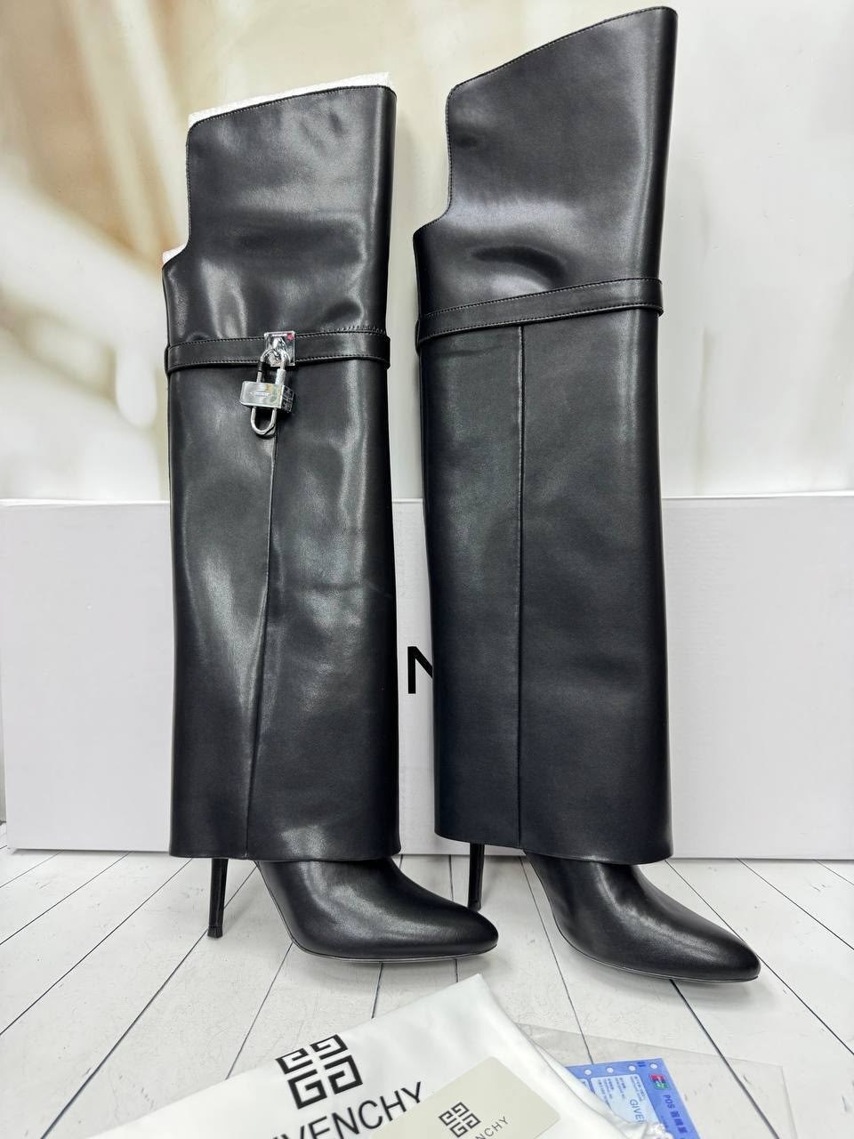 сапоги givenchy,сапоги живанши,женские сапоги givenchy кожаные черные,givenchy сапоги женские,женские сапоги givenchy кожаные черные lm-16170