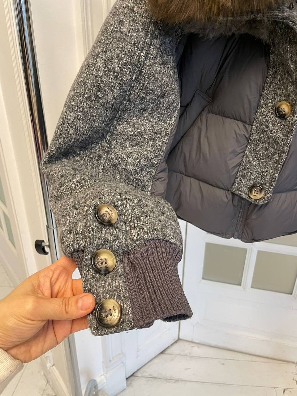 куртка комбинированная,стильная куртка,женская куртка,куртка с мехом,куртка с натуральным мехом