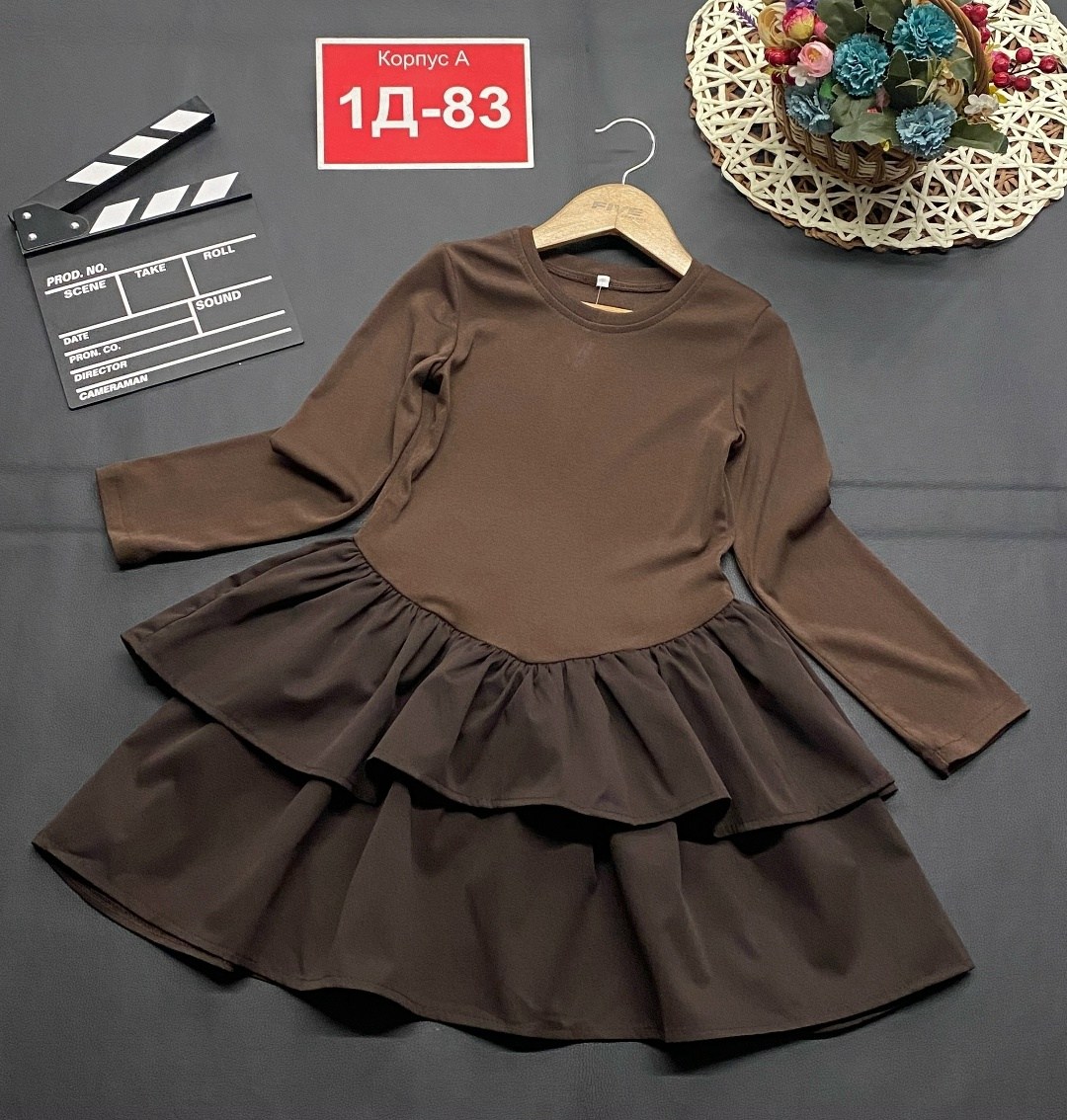 платье с оборками,для девочек платья,женское платье,платье,платье с длинным рукавом женское