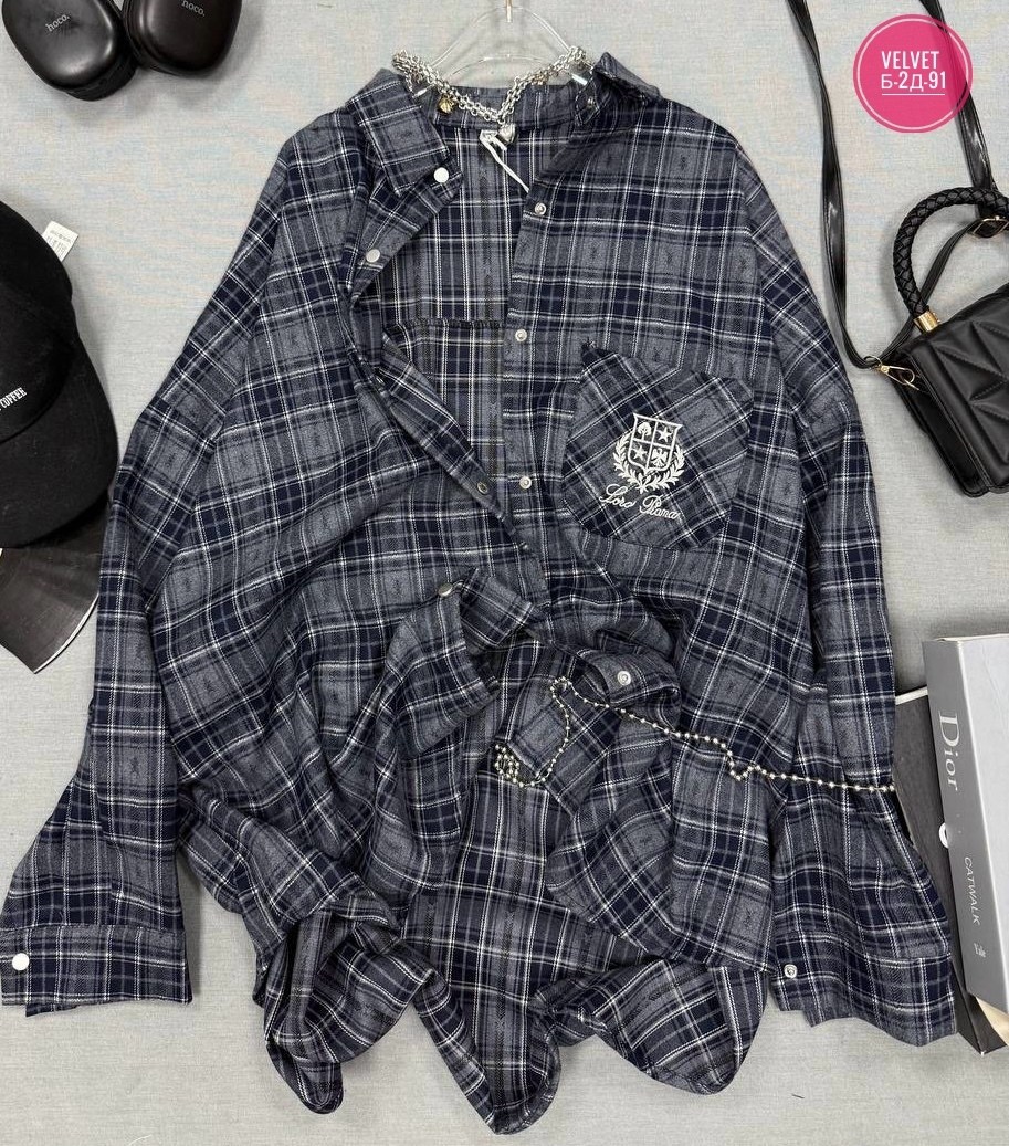 женская рубашка в клетку,рубашка в клетку оверсайз со стразами perferita,рубашка женская,рубашка в клетку женская оверсайз,рубашка в клетку оверсайз удлиненная marybeth