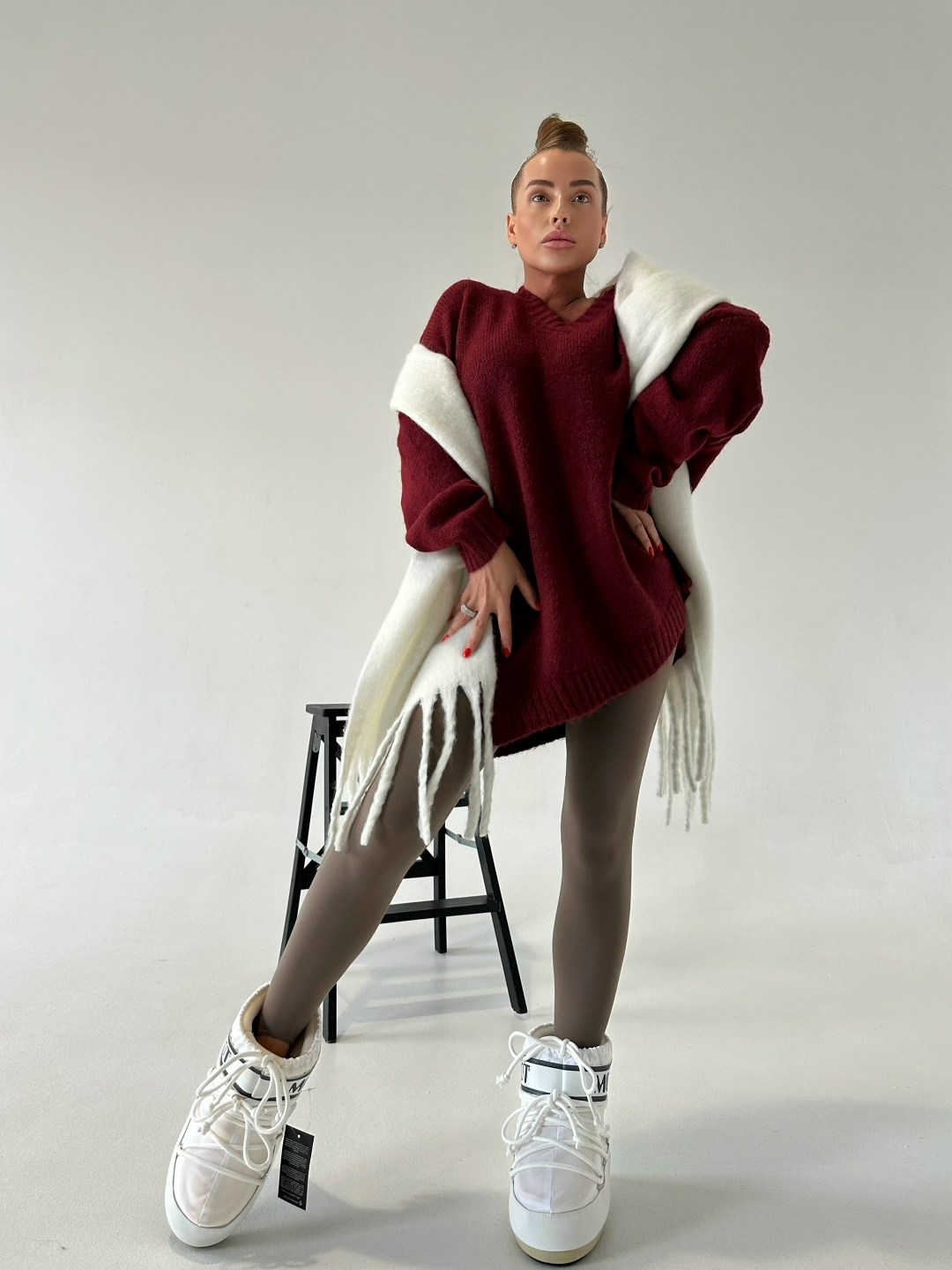 свитер оверсайз,свитер оверсайз длинный,свитер вязаный оверсайз,свитер женский оверсайз,свитер бордовый оверсайз вязаный удлиненный с горлом