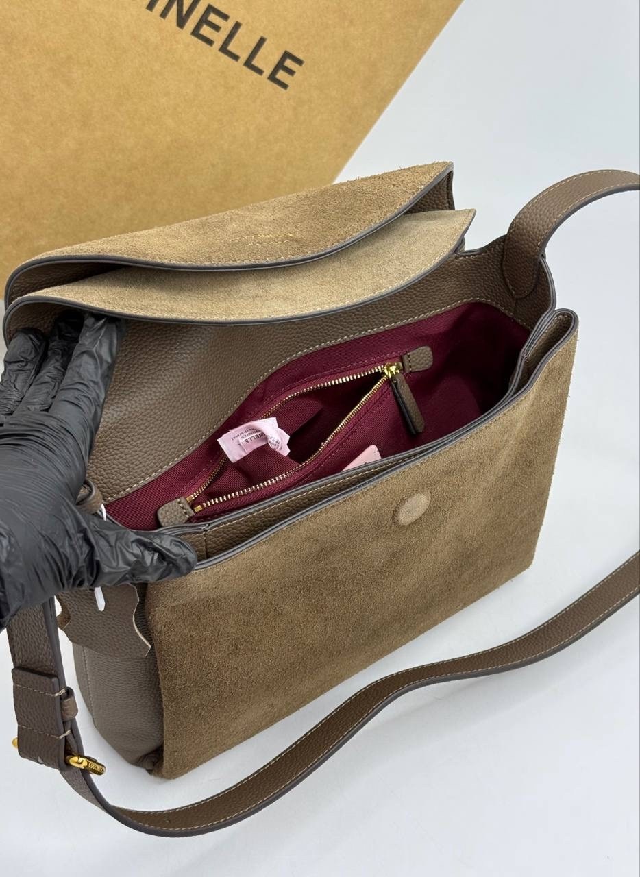 замшевая сумка coccinelle,замшевая сумка,женская сумка,сумка,женская замшевая сумка