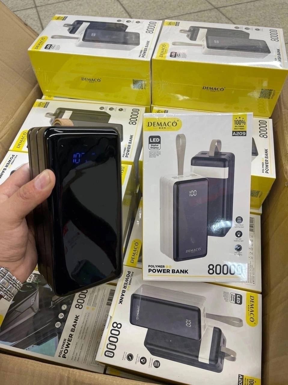 внешний аккумулятор power bank повербанк,внешний аккумулятор power bank,demaco power bank 50000mah,повербанк power bank,внешний аккумулятор power bank demaco