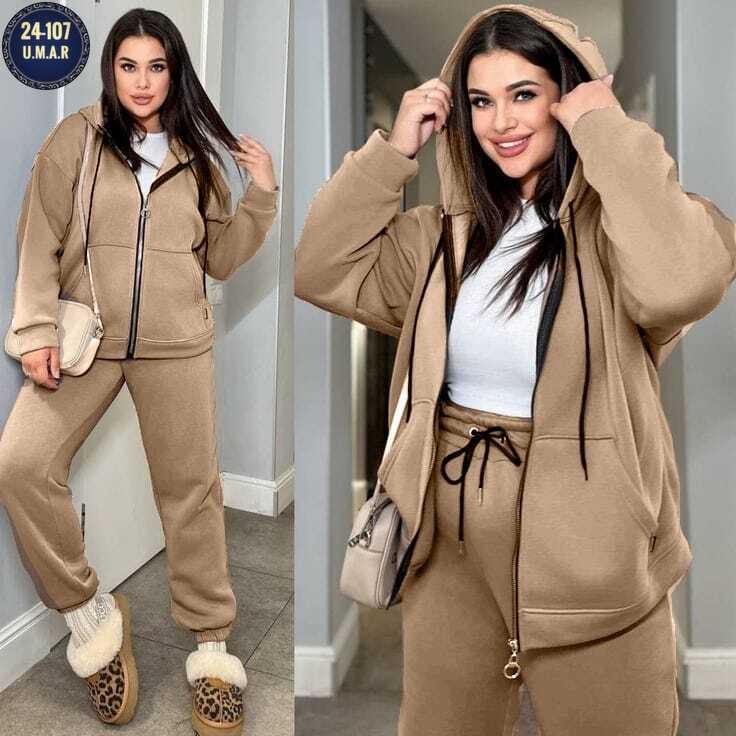 спортивные костюмы женские,костюм женский на флисе,тёплые спортивные костюмы женские больших размеров,костюм женский двойка на флисе больших размеров dnt store,женский костюм двойка