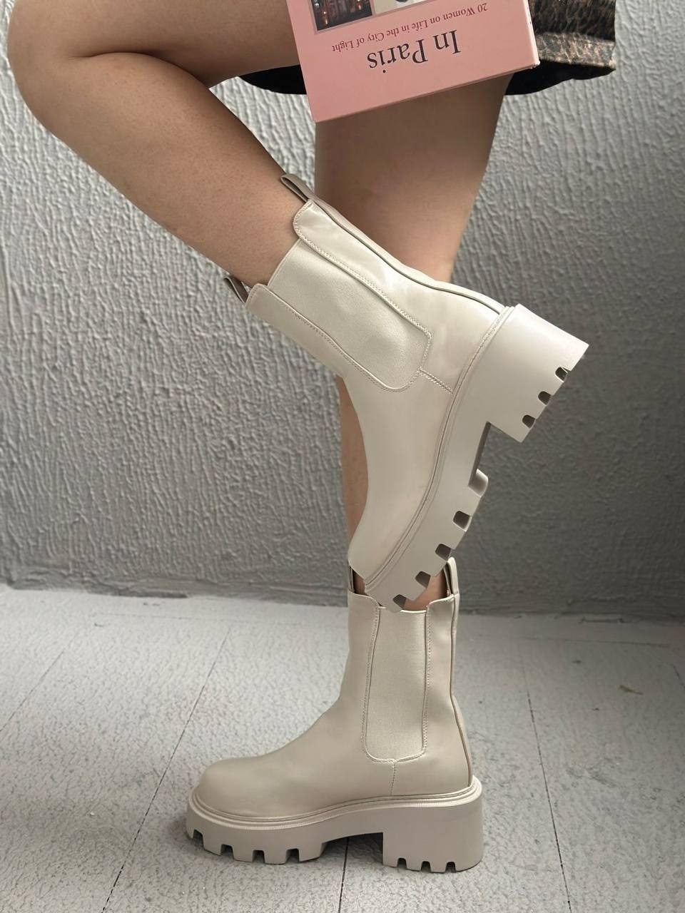 ботинки женские зимние челси respect,челси  бежевые,,челси ботинки демисезонные на платформе,ботинки-челси с широкой резинкой светло-бежевые